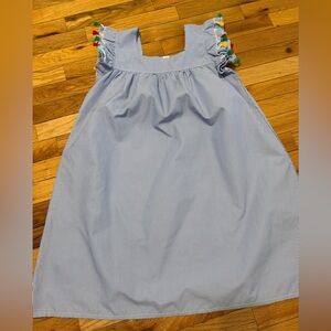SHEIN - Blue Kids Dress with Colorful Tassels